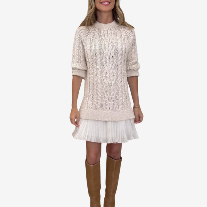 Yeal 2-in-1 Knit Dress | The Perfect Preppy Look for Autumn