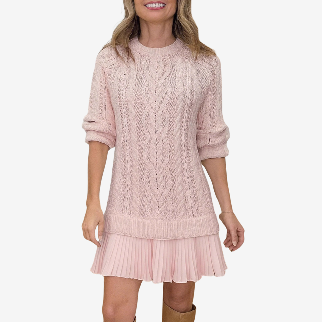 Yeal 2-in-1 Knit Dress | The Perfect Preppy Look for Autumn