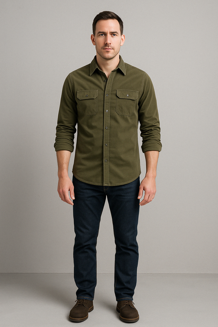 TUCKER™ - Corduroy 100% Cotton Shirt.