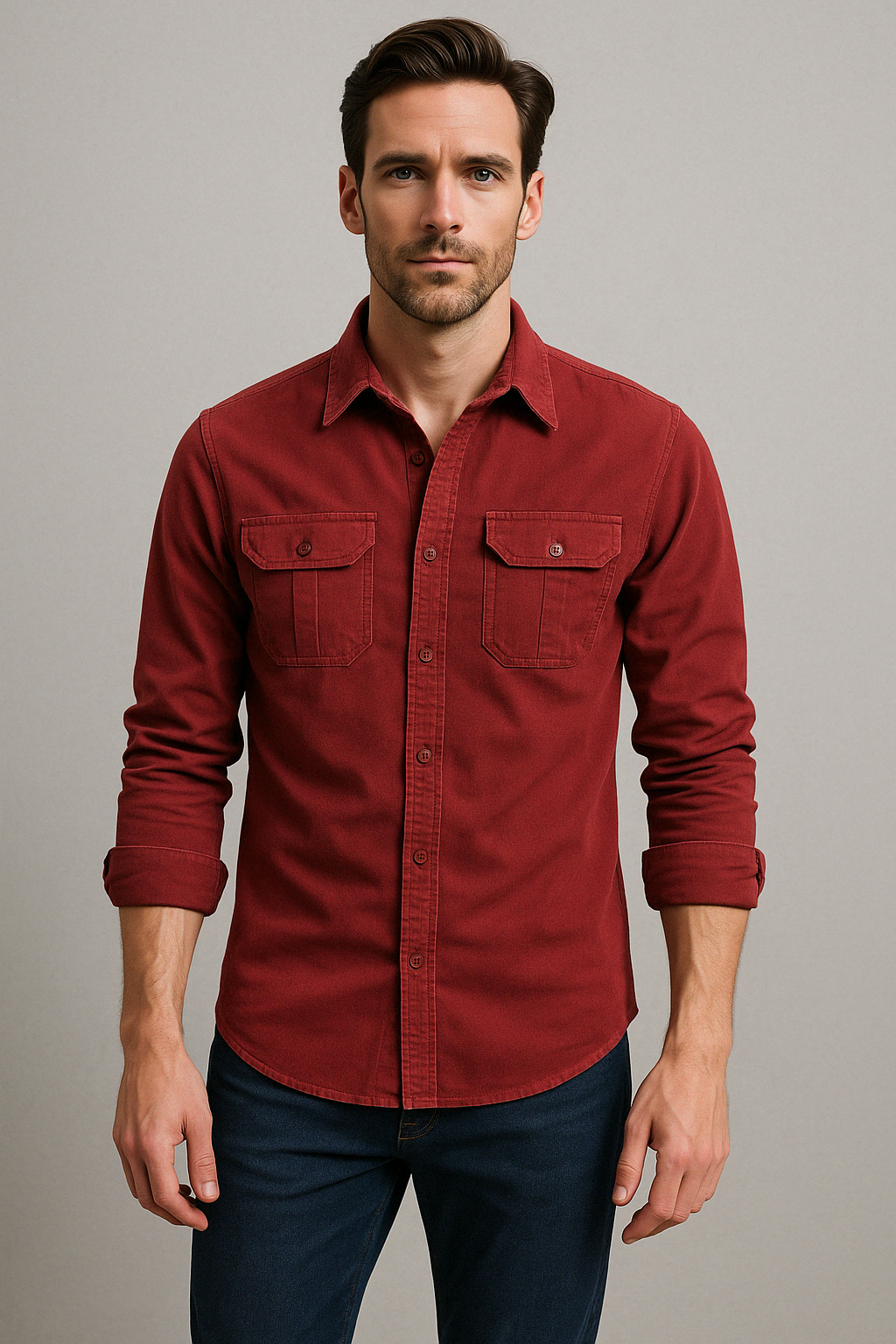 TUCKER™ - Corduroy 100% Cotton Shirt.