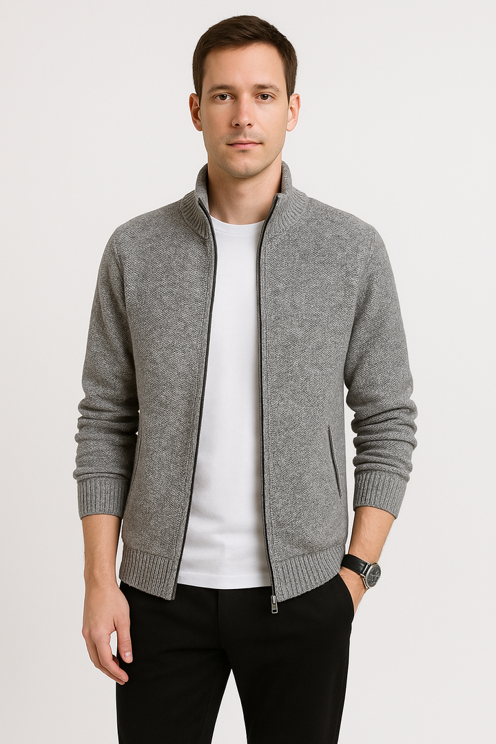 Logan - Slim Solid Cardigan