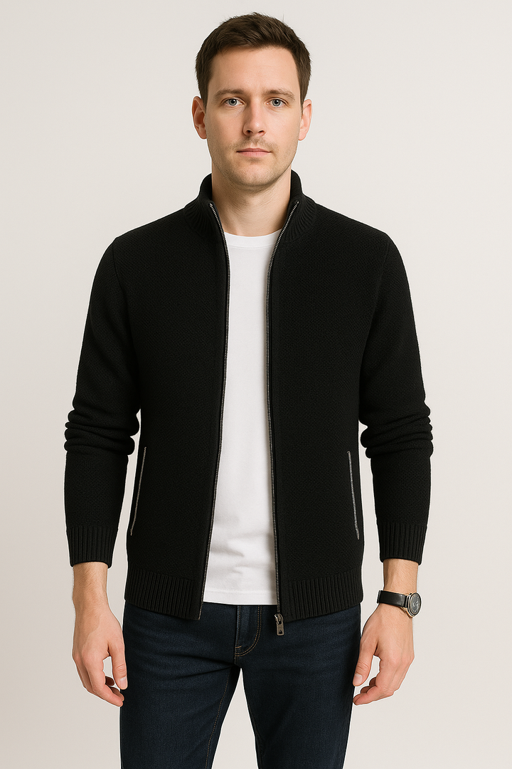 Logan - Slim Solid Cardigan