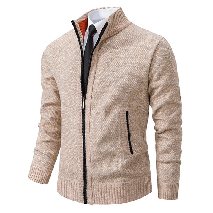 Calvin™-  Casual Zipper Cardigan