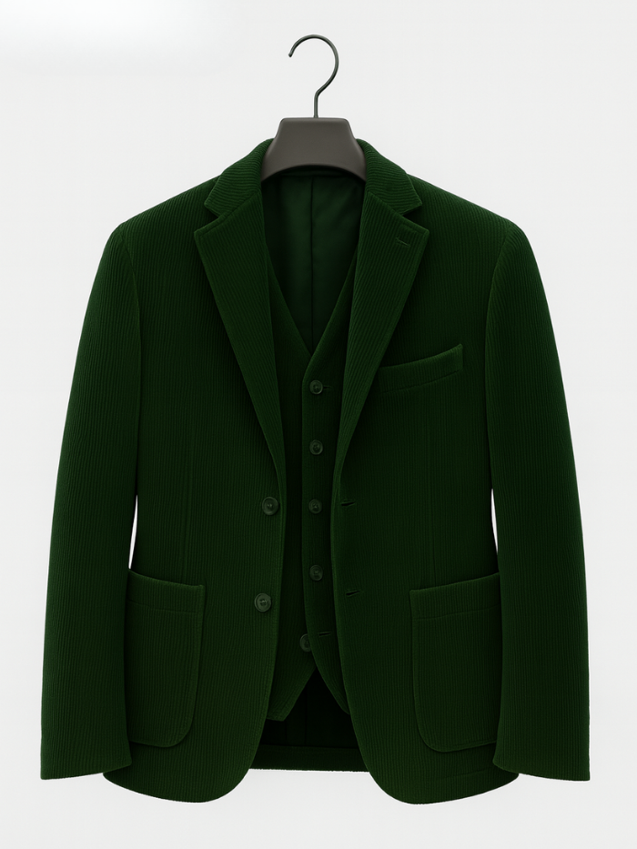 Tommy™ | 2-piece suit: Velvet blazer and waistcoat