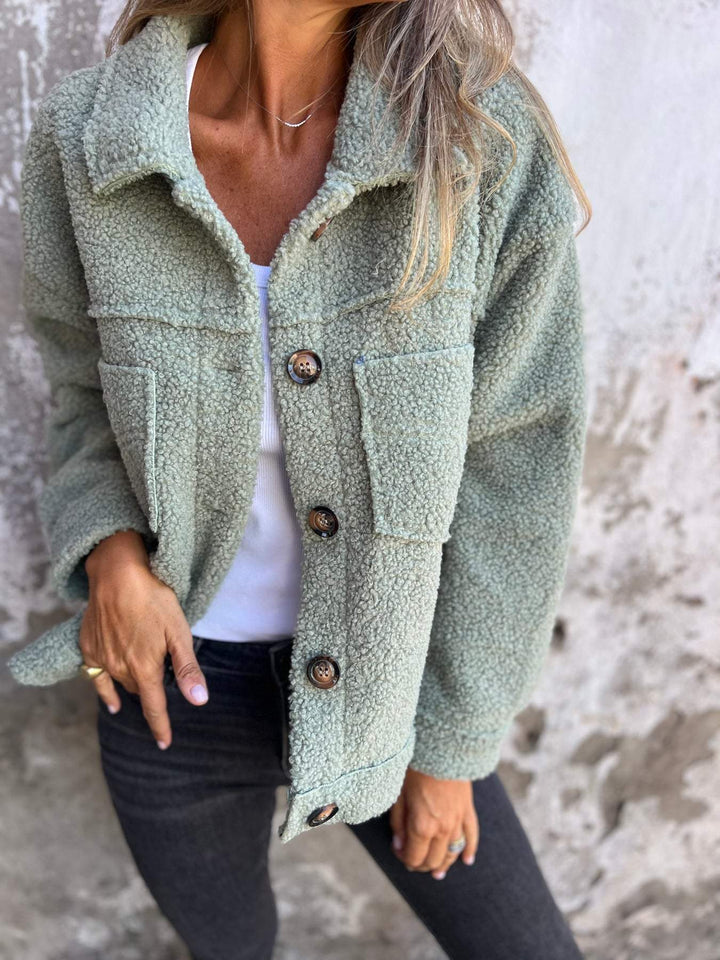 Ivy| Warm buttoned jacket