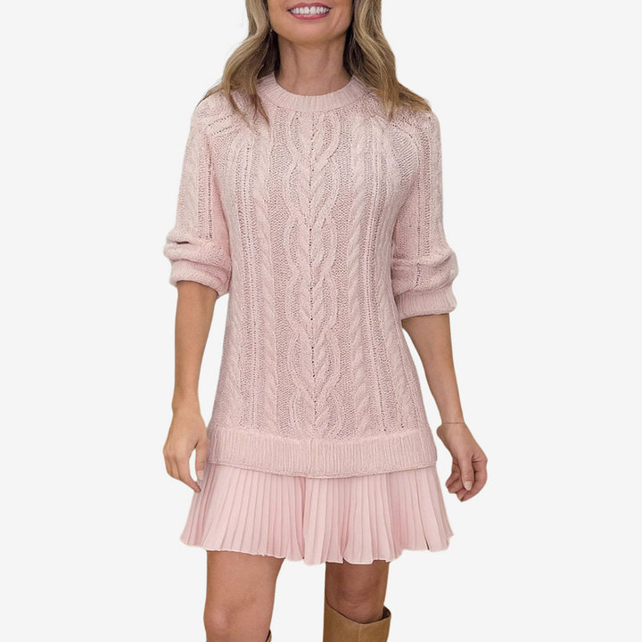 Yeal 2-in-1 Knit Dress | The Perfect Preppy Look for Autumn