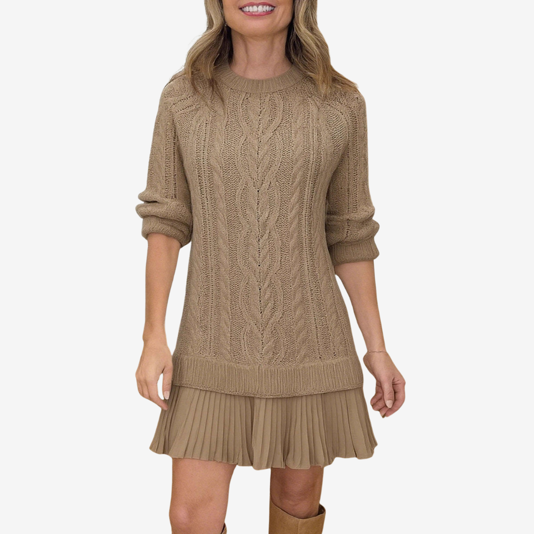 Yeal 2-in-1 Knit Dress | The Perfect Preppy Look for Autumn