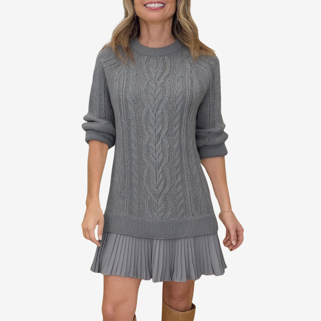 Yeal 2-in-1 Knit Dress | The Perfect Preppy Look for Autumn