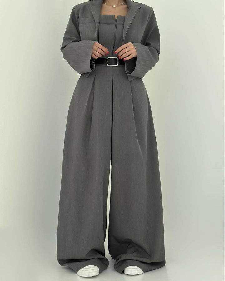 Eclat™ - Women’s Bustier & Blazer Set – Elegant & Trendy Style