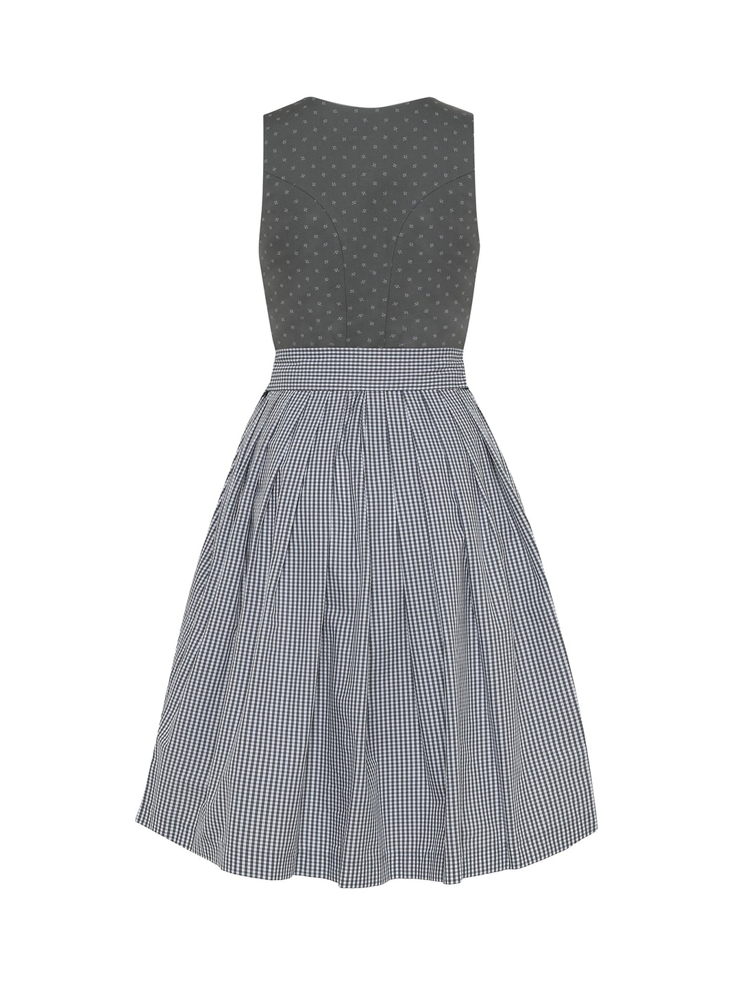 Ivy - made of printed cotton with a checked skirt