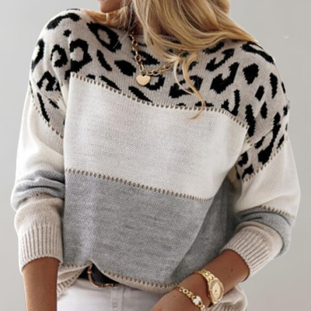Maison Valmont| Elegant Leopard-Print Sweater