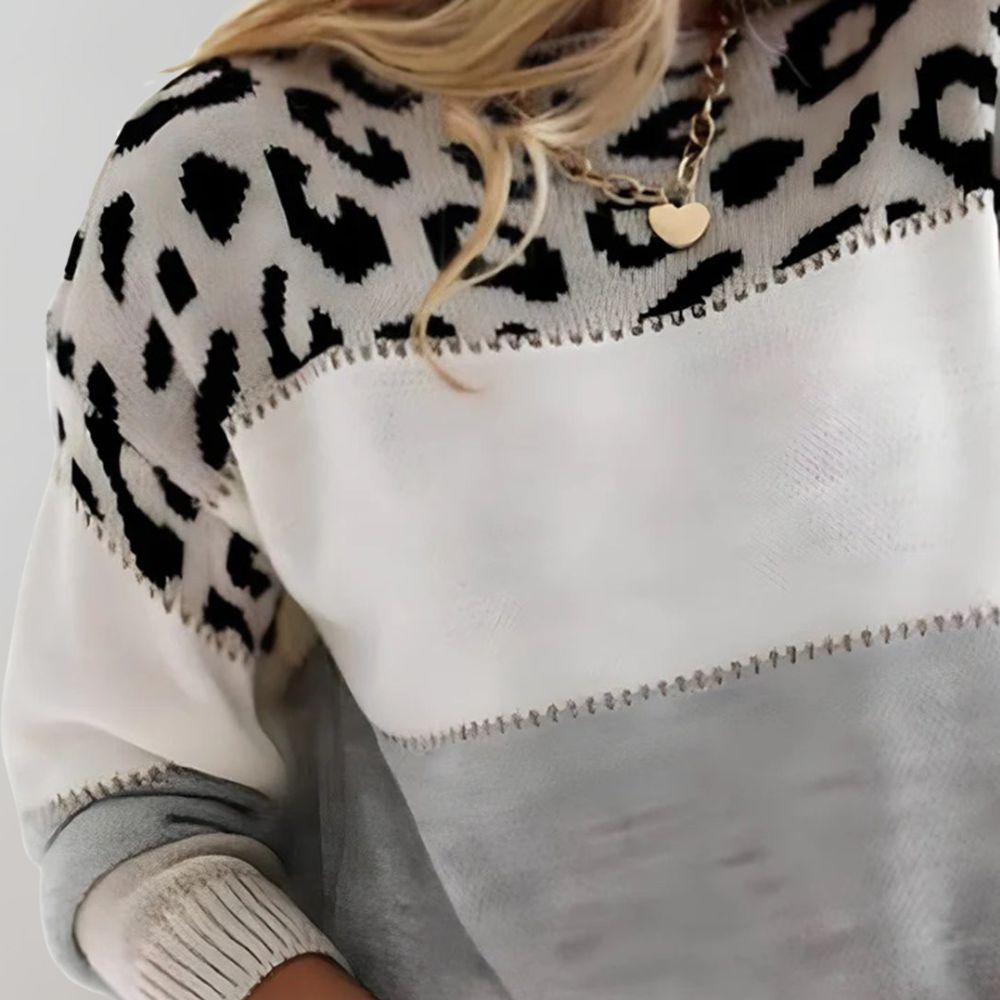 Maison Valmont| Elegant Leopard-Print Sweater