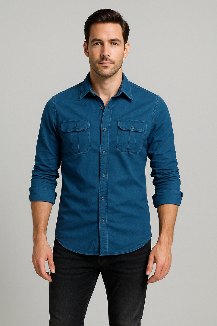 TUCKER™ - Corduroy 100% Cotton Shirt.