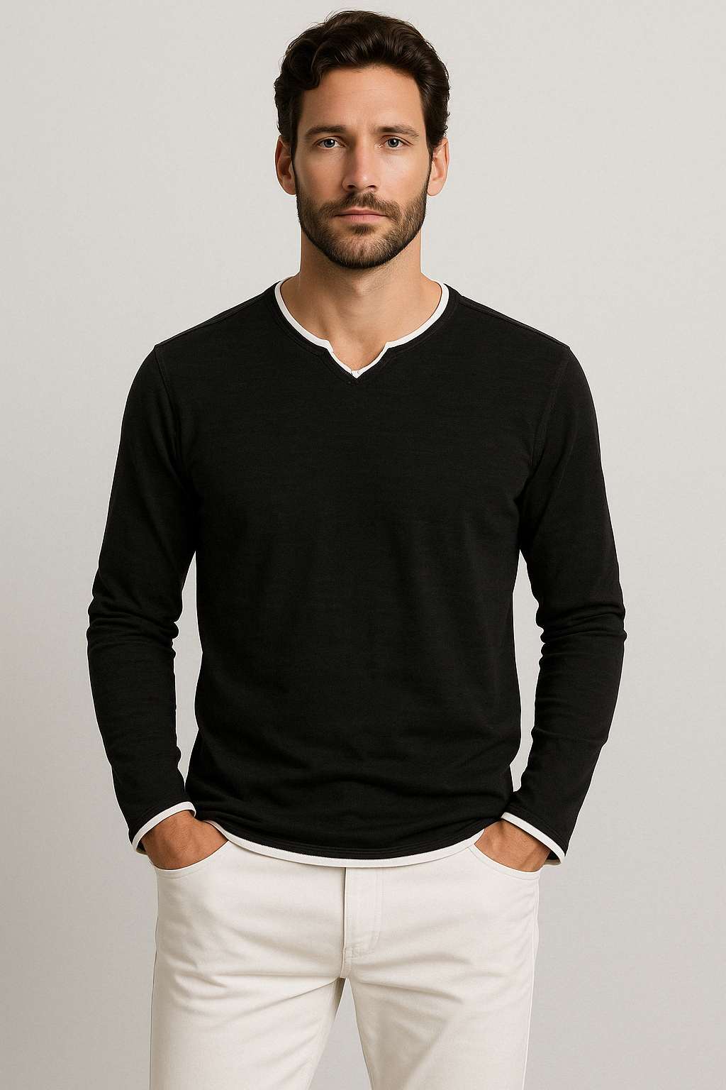 NORDIC™ -  LONG SLEEVE COTTON SHIRT