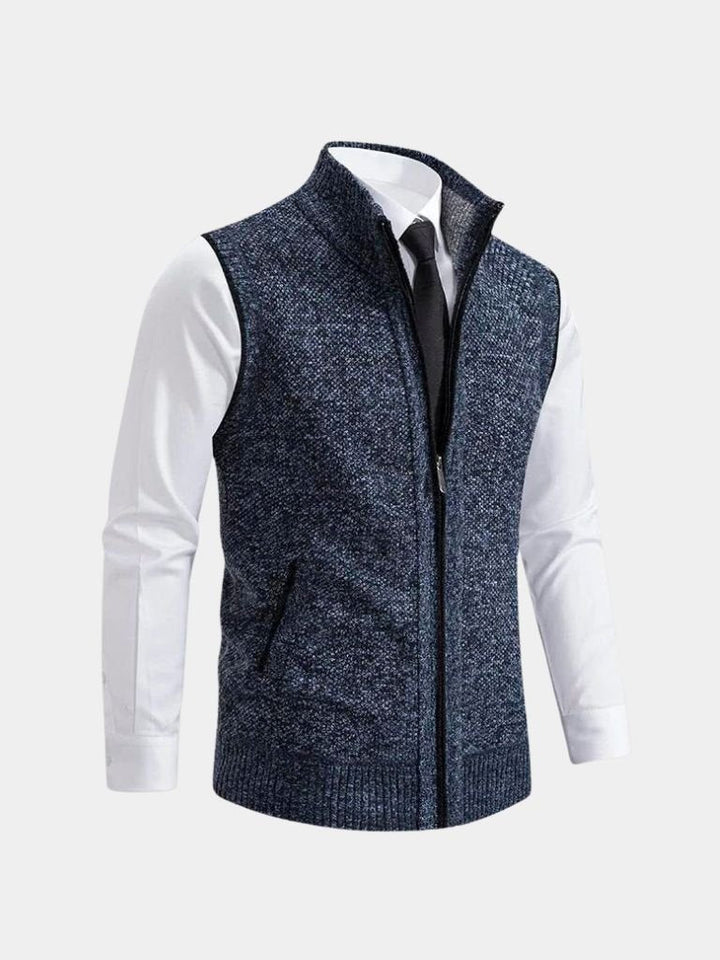Elegant Waistcoat with Full Zip - Auve