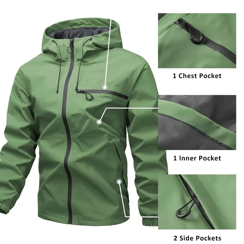 Northfield™ -  Waterproof Outdoor Hooded Jacket
