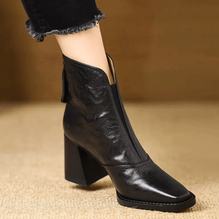 Claudia | Luxury Ankle Boots with Medium Heels